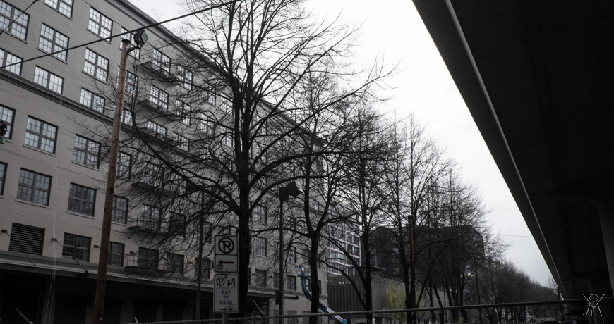 Super 8 shots driving around Portland